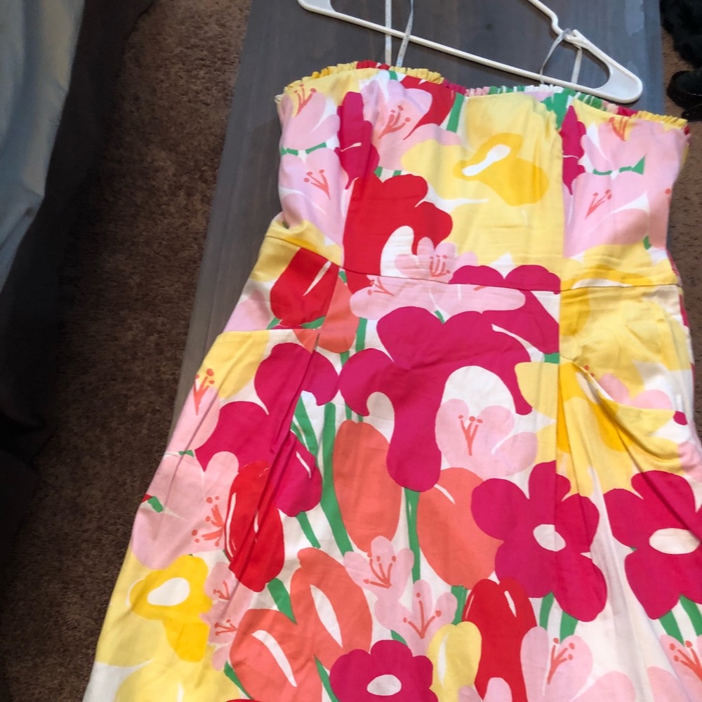 Lilly Pulitzer strapless dress